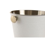 Frapieră Home ESPRIT Alb Auriu* Oțel inoxidabil Aluminiu 17 x 14 x 13 cm