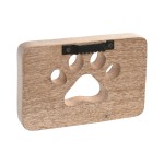 Cuier de perete Home ESPRIT Maro Negru Fier Lemn de mango Urban 20 X 6 X 10 CM (2 Unități)