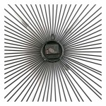 Ceas de Perete Metal (4 x 69 x 69 cm)