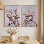 Tablou Versa Pânză 2,5 X 60 X 50 CM Bicicletă