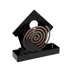 Suport pentru spirale anti-țânțari Versa Negru Metal 5 x 17 x 17 cm Pasăre