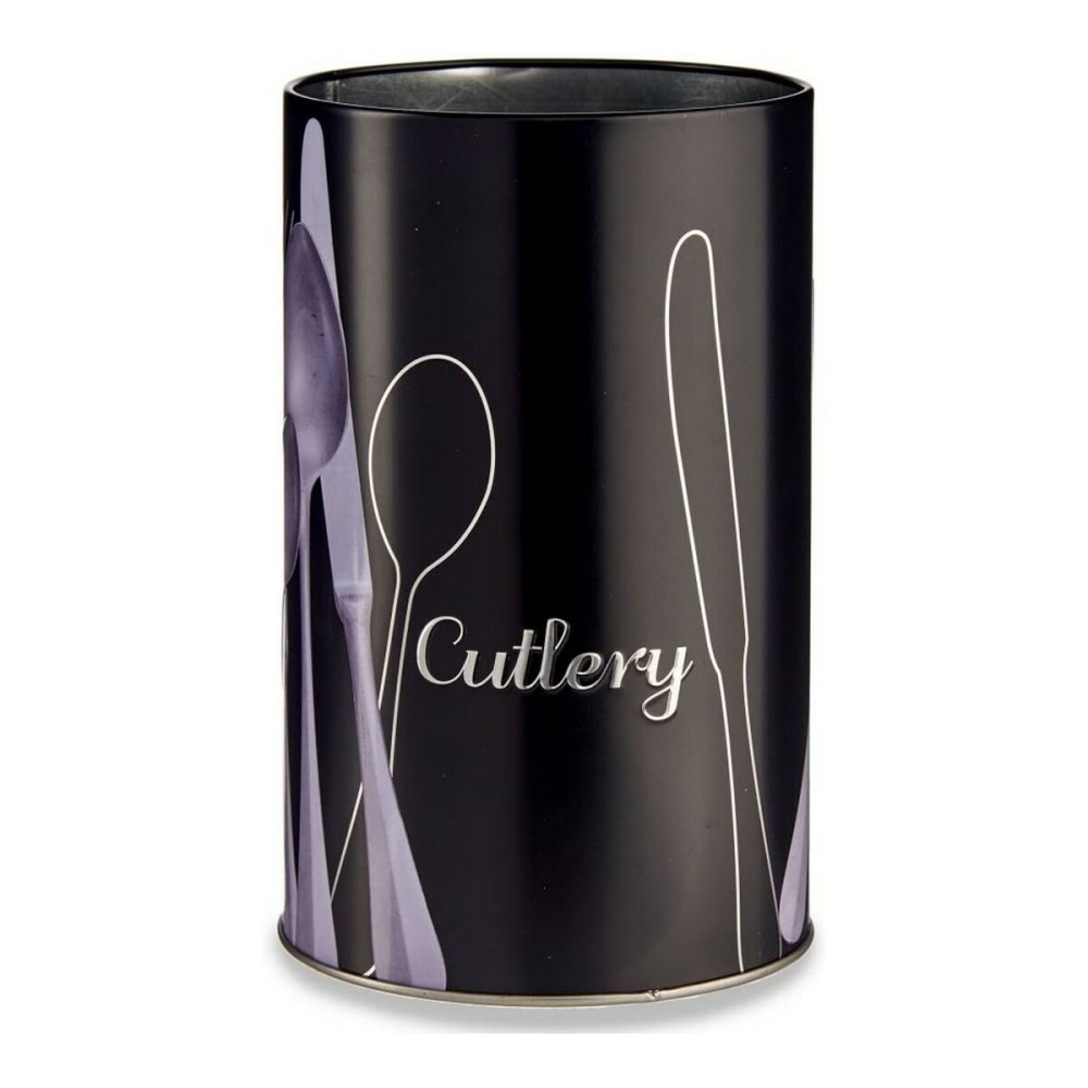 Curgător pentru tacâmuri Kinvara 92331 Negru Argintiu Metal 1 L