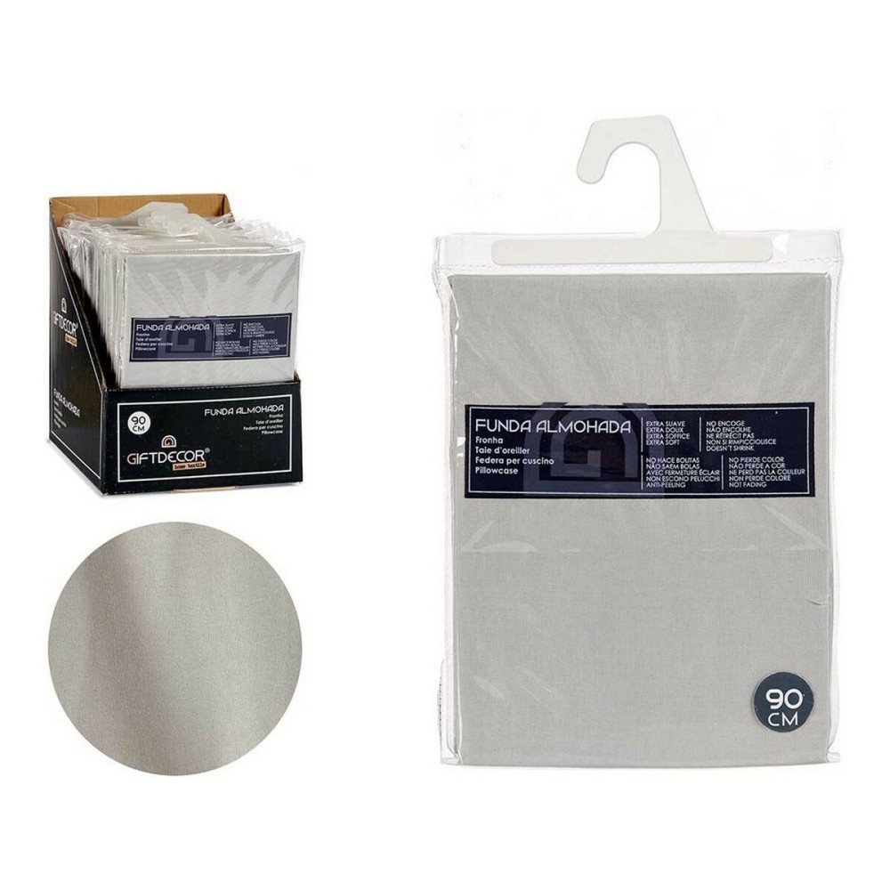 Față de pernă Gift Decor Gri 45 x 0,3 x 90 cm 15,5 x 21 x 1,5 cm 16 x 21 x 0,2 cm