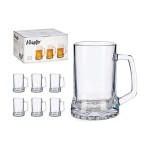 Halbă de bere 971469 9 x 13 x 12 cm Transparent Sticlă 380 ml (1 uds)