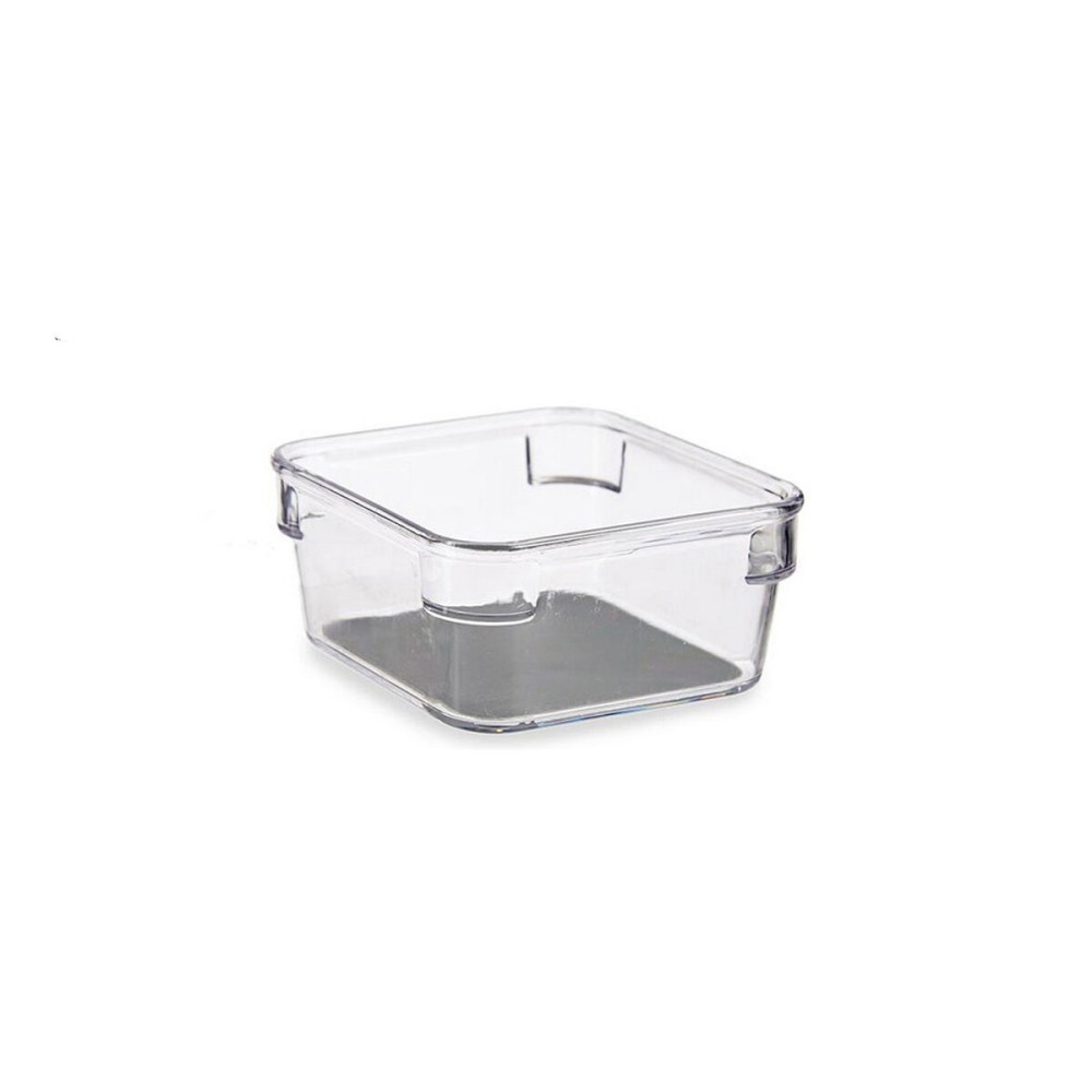 Organizatorul de Sertare Kinvara Gri Transparent Silicon Plastic TPR Plastic reciclat 9,3 x 4,5 x 9,3 cm