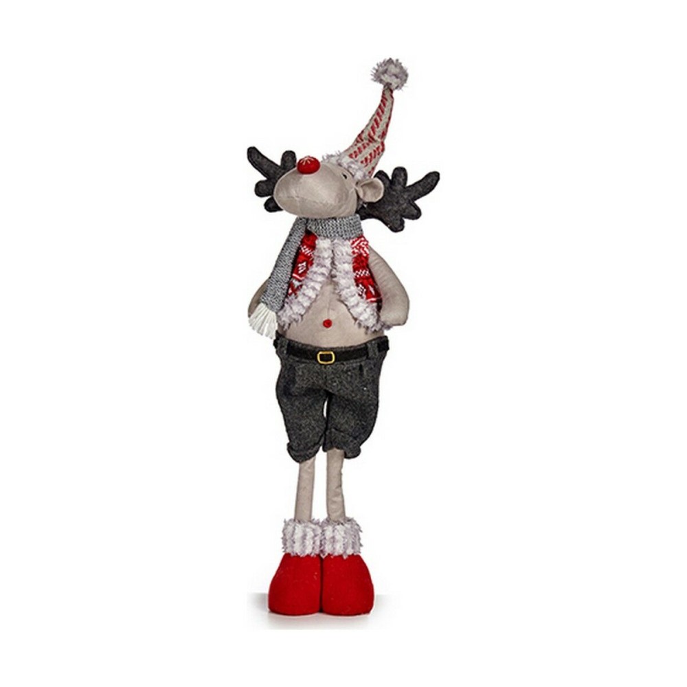 Reni de Crăciun Krist+ FG09-PX21383A Roșu Gri 13 x 65 x 18 cm