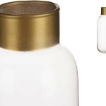 Vază Gift Decor Roz Auriu* Sticlă Neted 11,5 x 24 x 11,5 cm