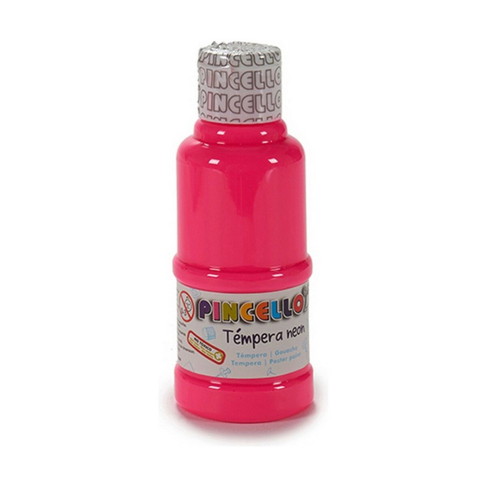 Tempera Pincello Neon Roz 120 ml (12 Unități)