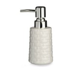 Dozator de Săpun Berilo Alb Argintiu Ceramică 150 ml (6 Unități)