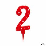 Lumânare Aniversare Numere 2 (12 Unități)