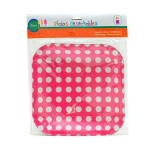 Set de farfurii Puncte De unică folosință 24 x 2 x 19 cm (12 Unități)