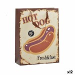 Pungă din Hârtie Hotdog & Coffee 10 x 33 x 25,5 cm (12 Unități)