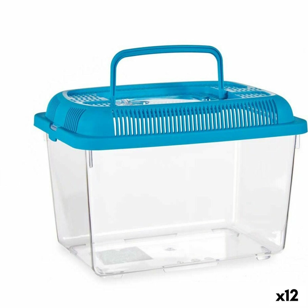 Acvariu Mascow Albastru Plastic 3 L 17 x 16 x 24 cm Cu mâner Среда (12 Unități)