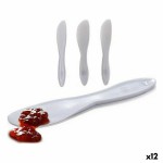 Set de Cuțite Kinvara Alb Plastic 18 x 10 x 1 cm 18 x 3,5 x 1 cm 3 Piese (12 Unități)