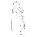 Ramură Krist+ Argintiu Boabe 100 x 3 x 5 cm (24 Unități)