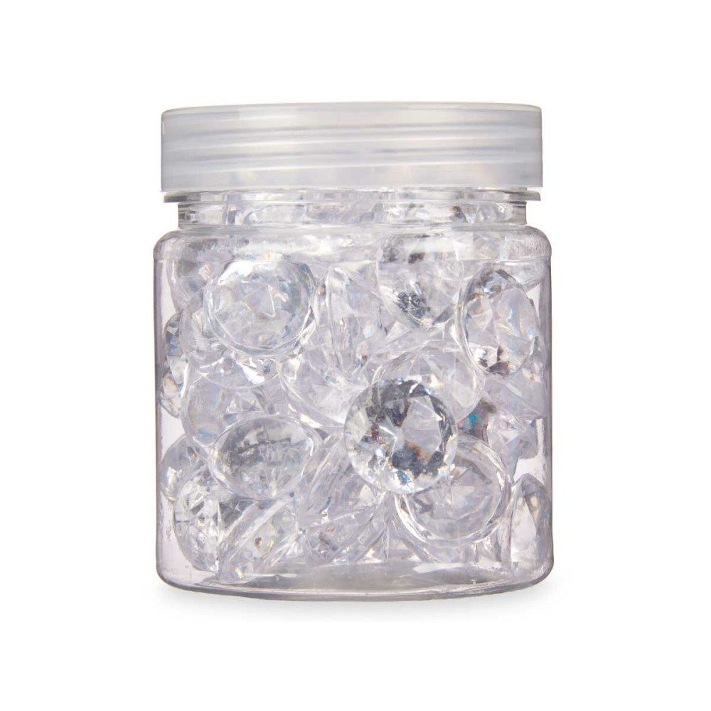 Pietre decorative Gift Decor Transparent 150 g Diamant (16 Unități)