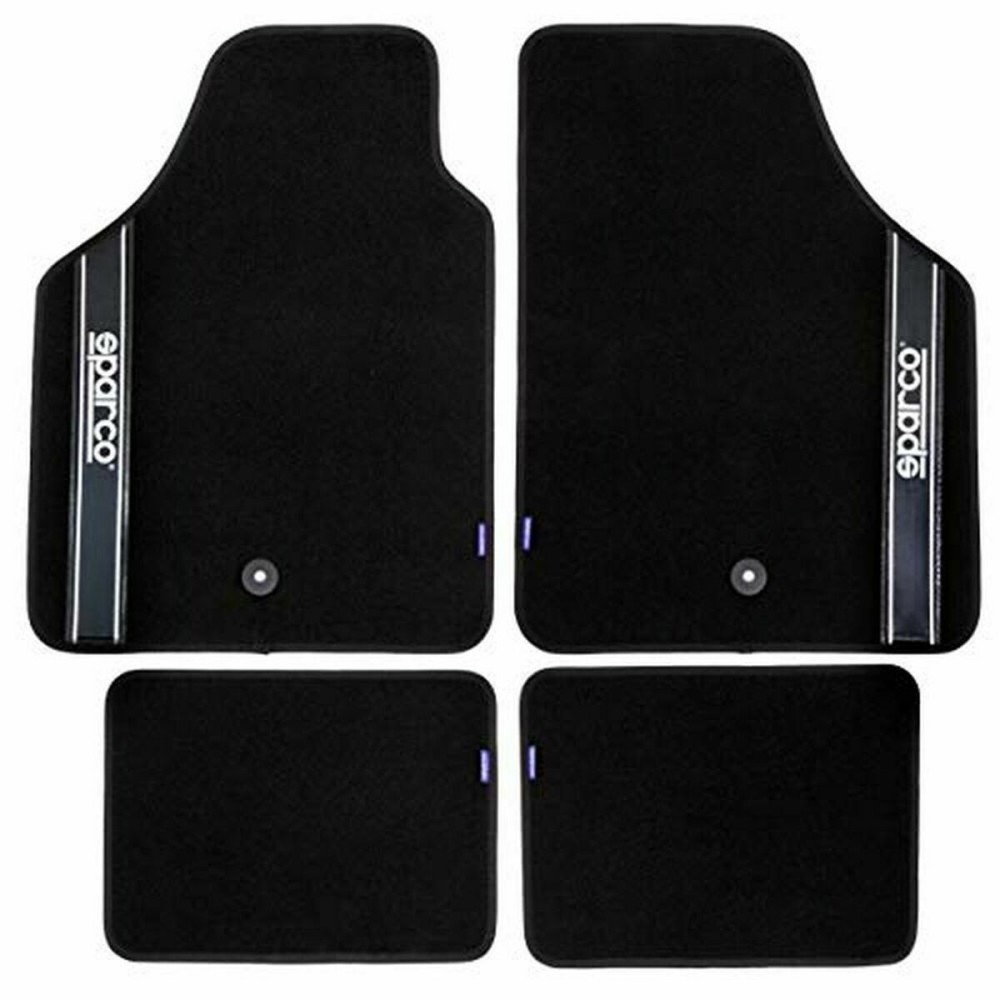 Set de covoraș pentru podea auto Sparco Strada 2012 B Universal Negru (4 pcs)