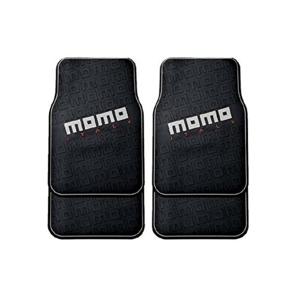 Set de covoraș pentru podea auto MOMO CM009BG Negru/Roșu PVC