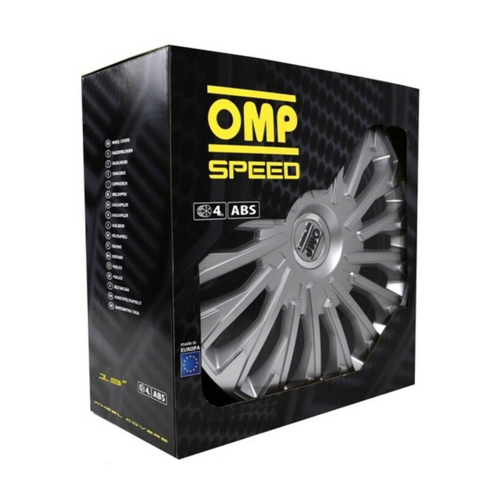 Capac de roată OMP Stinger Speed Argintiu 13" (4 uds)