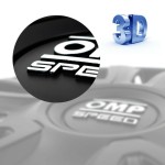 Capac de roată OMP Magnum Speed Negru 16" (4 uds)