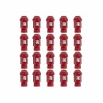 Set Piulițe OMP 7075 Roșu 20 uds M14 x 1,25