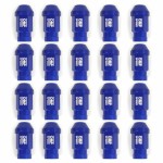 Set Piulițe OMP 7075 Albastru 20 uds M14 x 1,25