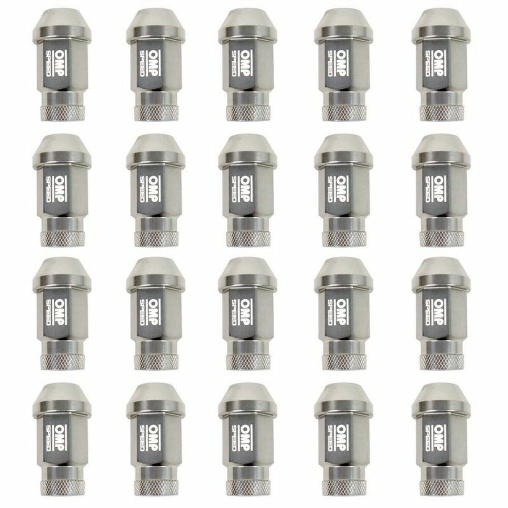 Set Piulițe OMP 7075 Antracit 20 uds M14 x 1,25