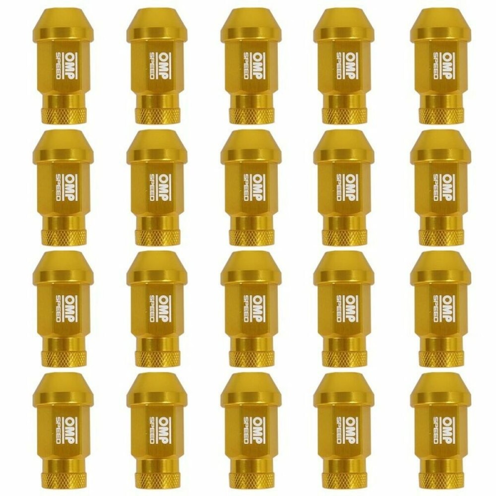Set Piulițe OMP 7075 Galben 20 uds M14 x 1,25