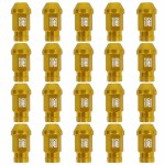 Set Piulițe OMP 7075 Galben 20 uds M14 x 1,25