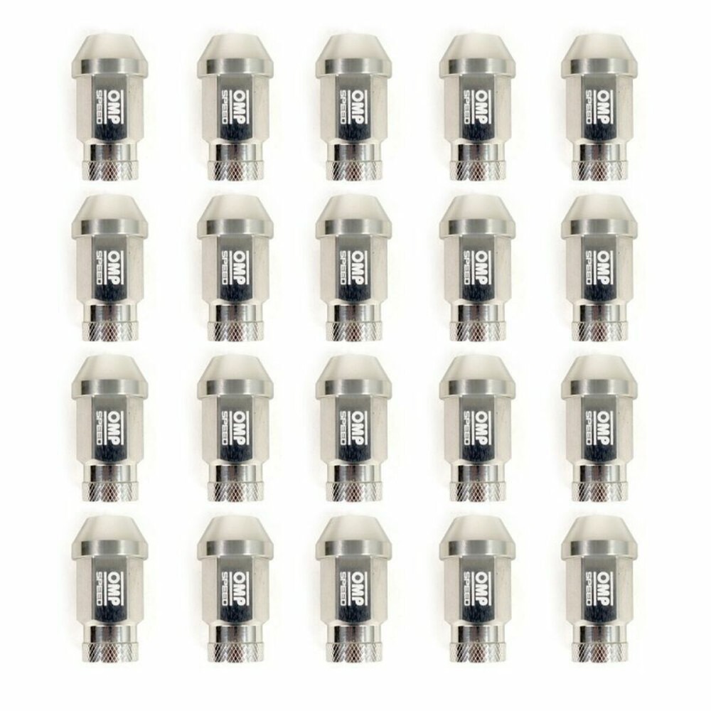 Set Piulițe OMP 7075 Argintiu 20 uds M14 x 1,25