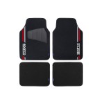 Set de covoraș pentru podea auto Sparco SPCF508RD Roșu