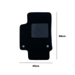 Covor de podea auto OCC Motorsport OCCCT0012 Negru