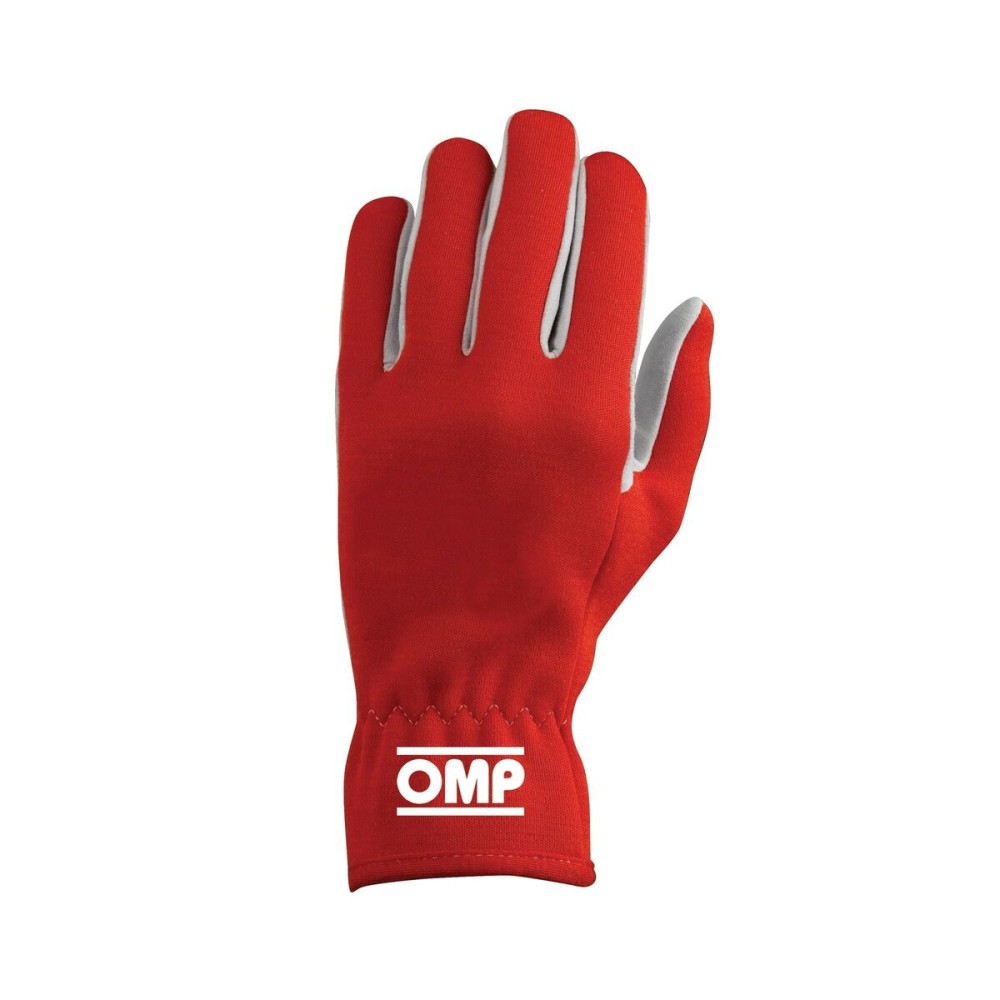 Men's Driving Gloves OMP Rally Roșu XL