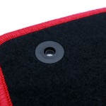 Set de covoraș pentru podea auto OCC Motorsport OCCCT0019RD Roșu 5 Piese