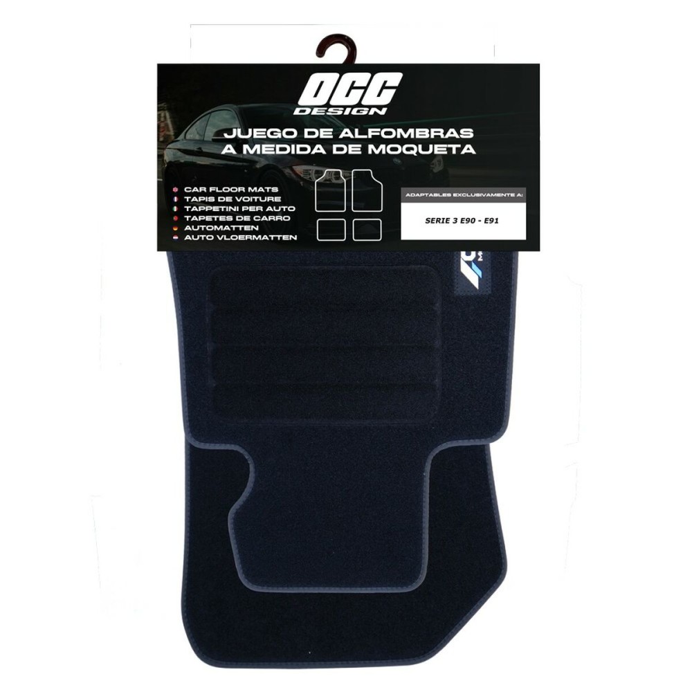 Set de covoraș pentru podea auto OCC Motorsport OCCBW0026LOG Bmw E90 Serie 3 Sedan 5 Piese