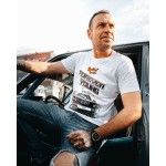 Tricou cu Mânecă Scurtă Bărbați RADIKAL FOREVER YOUNG Alb XXL