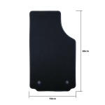 Set de covoraș pentru podea auto OCC Motorsport OCCD0005 5 Piese