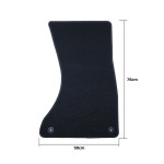 Set de covoraș pentru podea auto OCC Motorsport OCCD0016 5 Piese