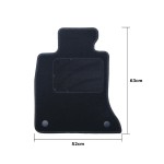 Set de covoraș pentru podea auto OCC Motorsport OCCBW0035 Bmw F10 Serie 5 Sedan 5 Piese