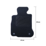 Set de covoraș pentru podea auto OCC Motorsport OCCBW0039 Bmw F12 Serie 6 Cabrio 5 Piese