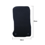 Set de covoraș pentru podea auto OCC Motorsport OCCBW0039 Bmw F12 Serie 6 Cabrio 5 Piese