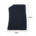 Set de covoraș pentru podea auto OCC Motorsport OCCBW0048 Bmw F26 X4 5 Piese