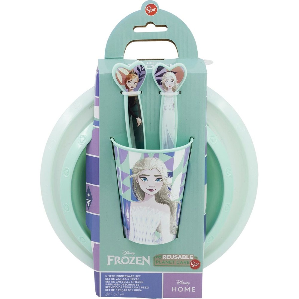 Set de Menaj pentru Copii Frozen CZ11310 Plastic (5 Piese)