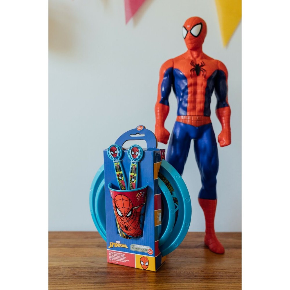 Set de Menaj pentru Copii Spider-Man CZ11313 Plastic (5 Piese)