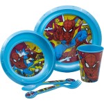 Set de Menaj pentru Copii Spider-Man CZ11313 Plastic (5 Piese)