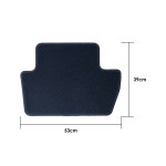 Set de covoraș pentru podea auto OCC Motorsport OCCCT0030 Citroen Ds4 5 Piese