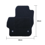 Set de covoraș pentru podea auto OCC Motorsport OCCMZ0003 Mazda 3 5 Piese