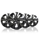 Capac de roată Goodyear GOD9085 Negru Bicolor Argintiu 15" (4 Unități)