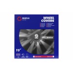 Capac de roată Sparco Milano Negru/Gri 15" 4 Unități