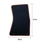 Set de covoraș pentru podea auto OCC Motorsport OCCBW0015YE Bmw E65 Serie 7 Corto 5 Piese